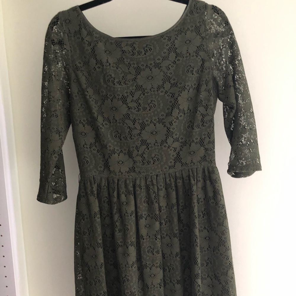 Green Lace Dress